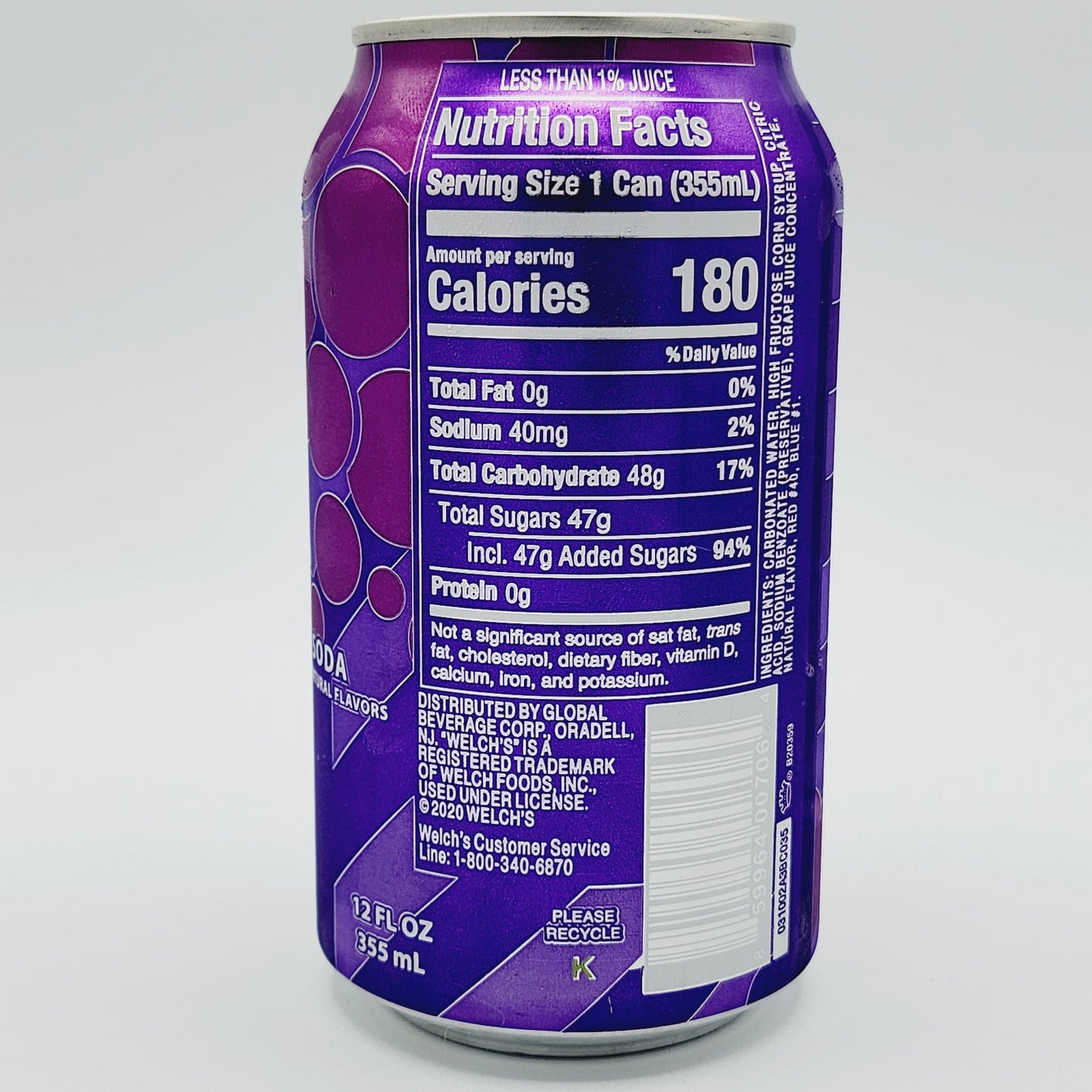 Welch's Sparkling Soda (Grape)