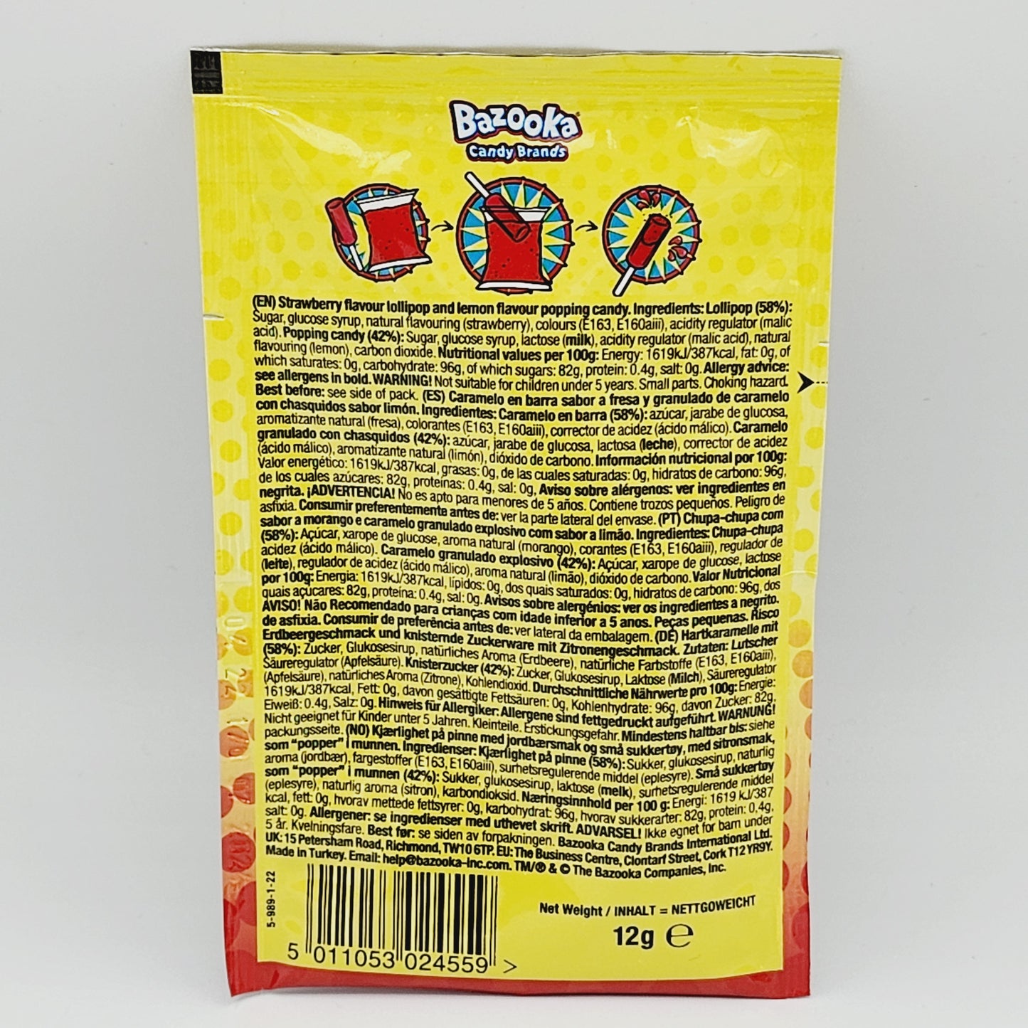 Push Pop Dipperz - Strawberry