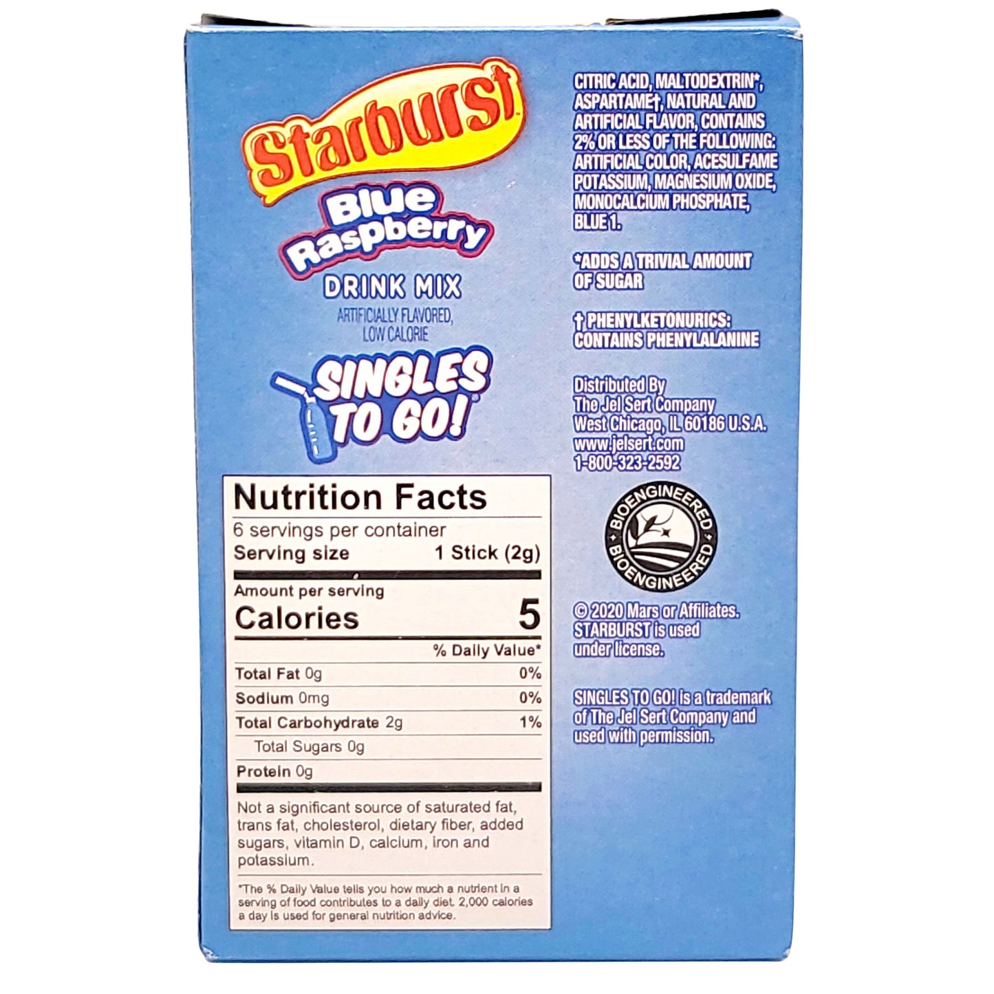 Starburst Drink Mix (Blue Raspberry)