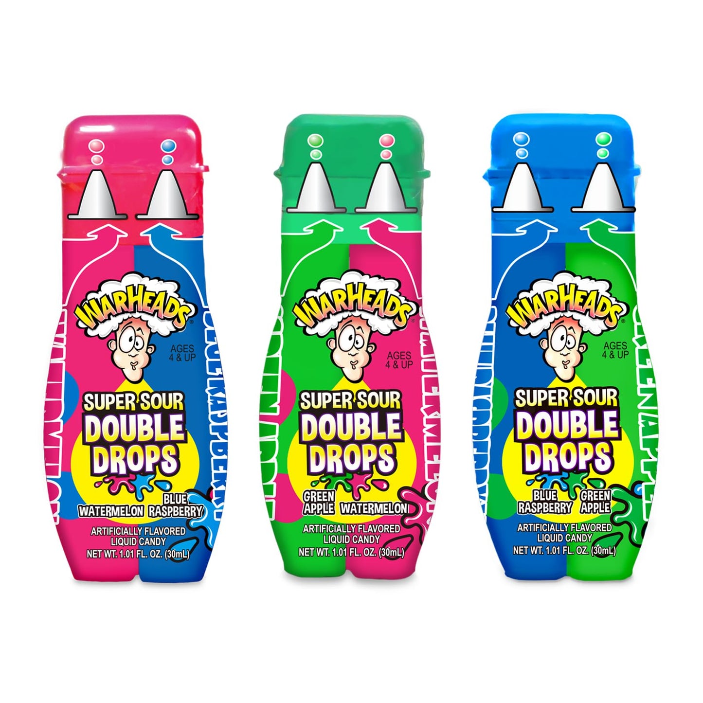 Warheads Double Drops Sour Liquid