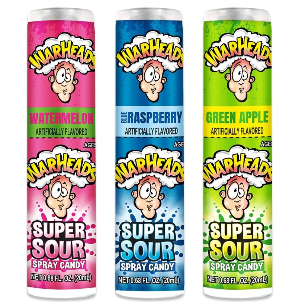Warheads Super Sour Spray Cans