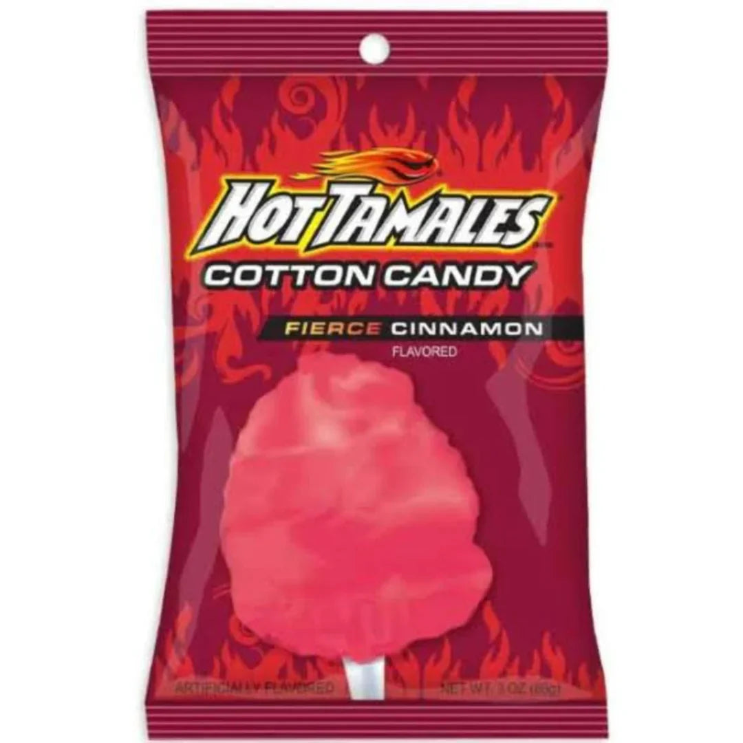 Hot Tamales Cinnamon Cotton Candy