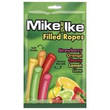 Mike & Ike Licorice Filled Ropes